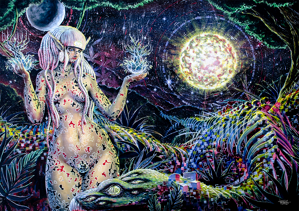 Aya (2015) A2 Art Print