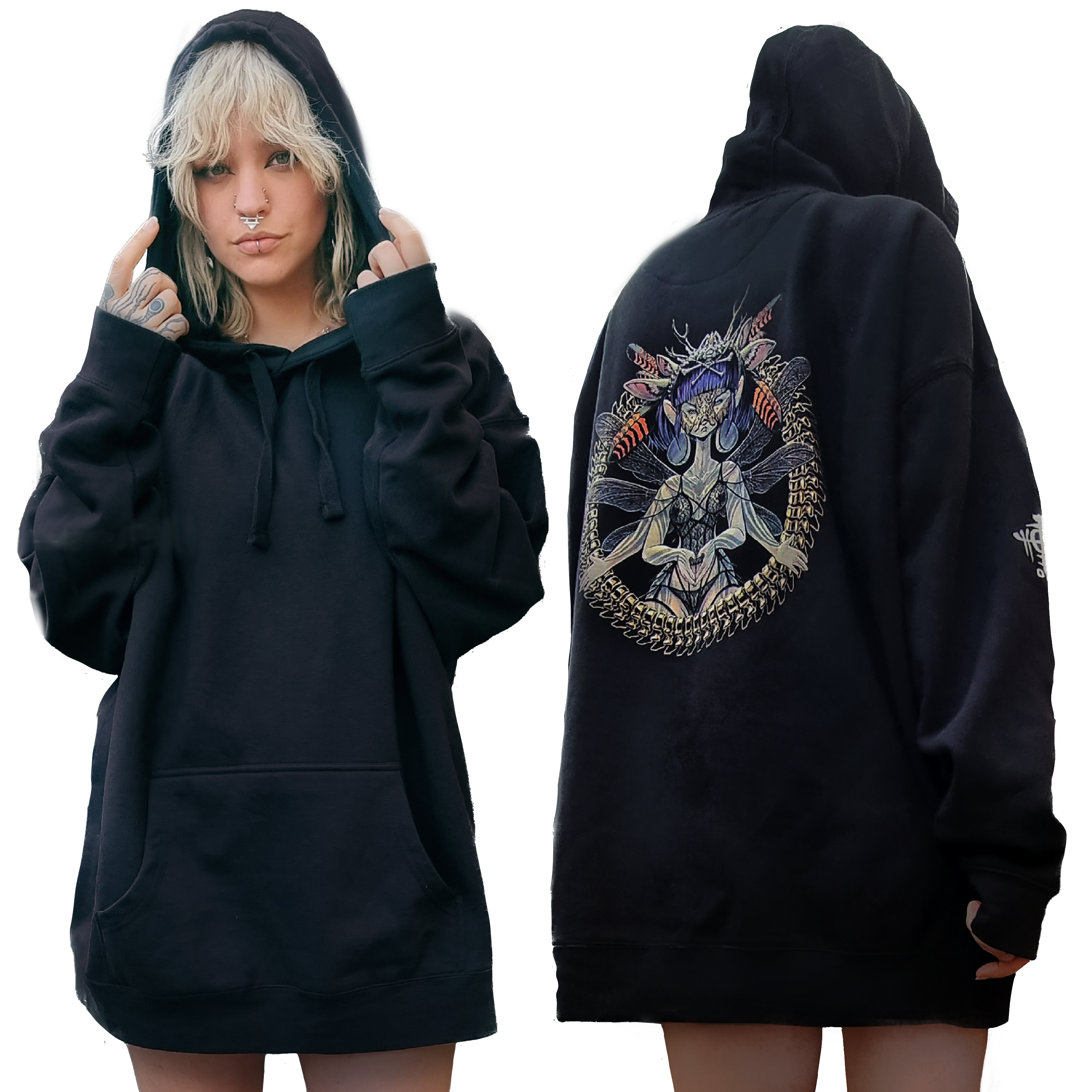 'D1V1N1T1' unisex hoodie
