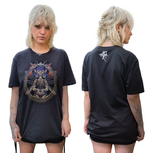 'D1V1N1T1' unisex organic cotton t-shirt