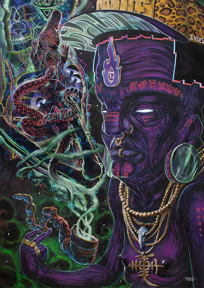 Spiritual Gangsta (2018) A2 Art Print